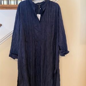 Eileen Fisher Navy Blue Women's Dress